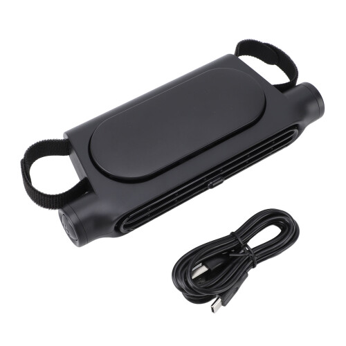USB-Auto-Standkühlventilator ABS, 175 mm, Schwarz, Geräuscharm 2
