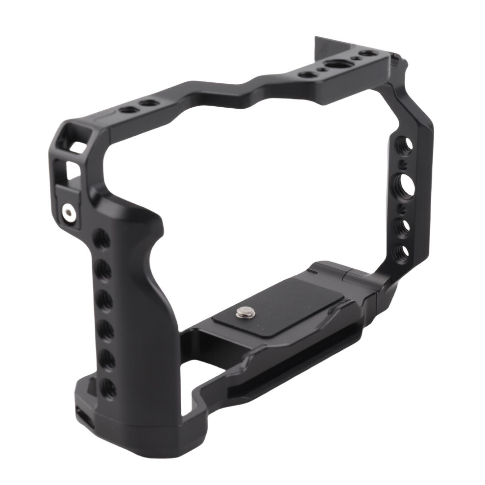 Camera Cage With 1/4Inch 3/8Inch Threaded Hole For Arca 38Mm Slide Slot Anodic Oxidation Anti Slip Gasket Aluminum Video Camera Rig For R50 9381313489081