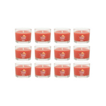 Yankee Candle Signature Votive Mini -kynttiläpurkki, maustettu kurpitsatuoksuinen luonnollinen soijavahasekoituskynttilä luonnonkuitulangalla 1,3 OZ