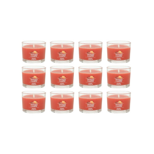 Yankee Candle Yankee Candle Mini Κερί Votive, Άρωμα Μπαχαρικών Κολοκύθας, Φυσικό Κερί Σόγιας, 1.3 OZ