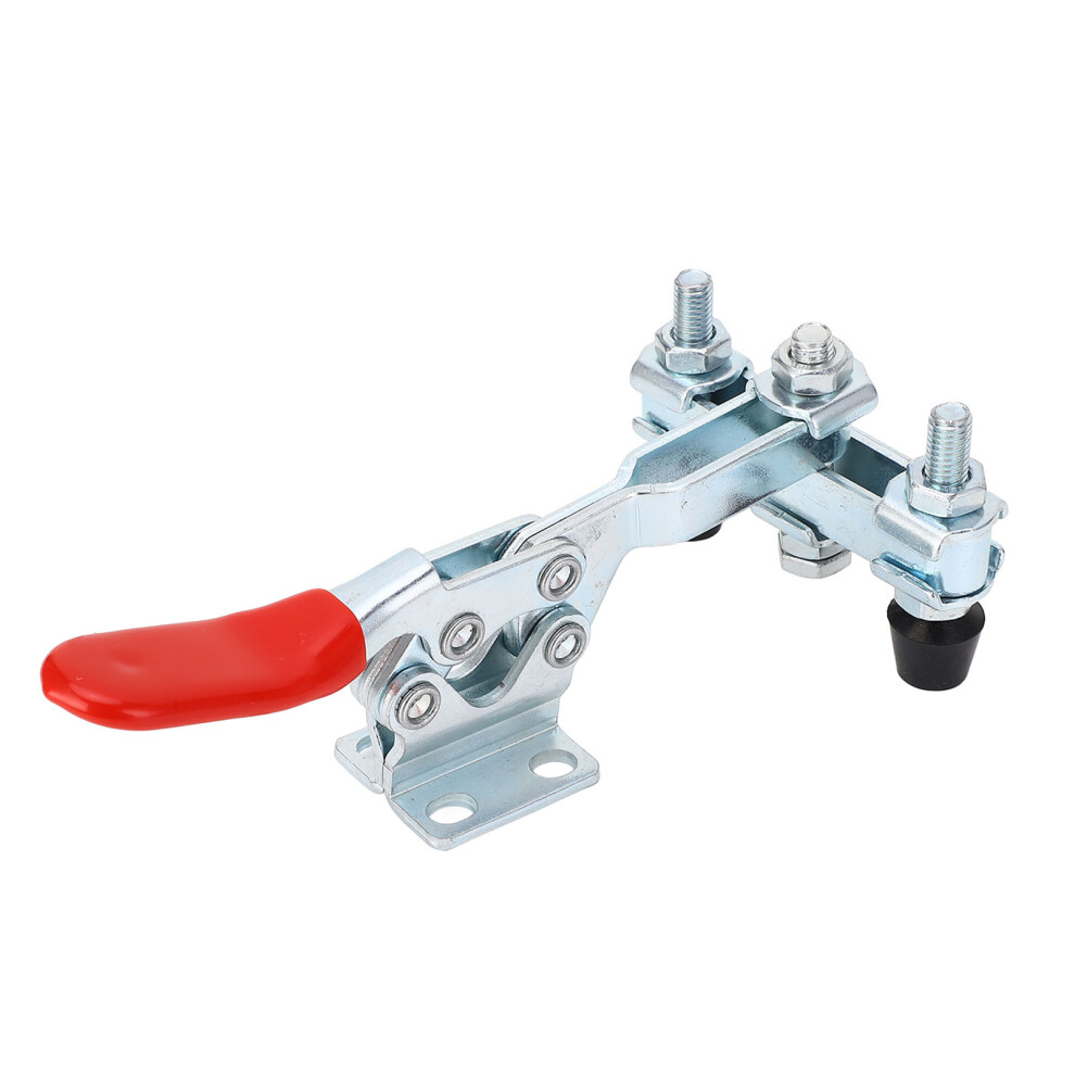 Quick Release Horizontal Clamp High Carbon Steel Dual Heads Hold Down Toggle Clamp 7891313489575