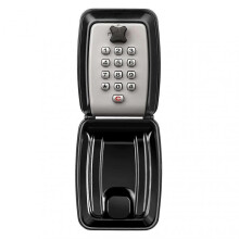 (Grey) Anti-theft Car Key Box 0-12 Digital-Code Safe Wall Mount Key Case for Outdoors