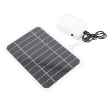 Solar Pond Aerator 2000mah Rechargeable Low Noise Water Resistant Solar Pond Oxygenator for Aquariums Hydroponics