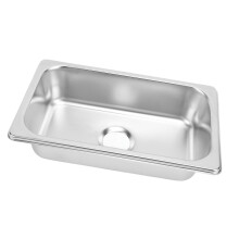 Kompakter 304 Edelstahl-RV-Spüle 240x135x60 mm für Boote & Wohnwagen