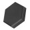 Billiard Chalk Case Magnetic Hexagonal Aluminum Single Section Pool Cue Chalk Box for Hexagonal Round Chalk Black 13