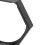 Billiard Chalk Case Magnetic Hexagonal Aluminum Single Section Pool Cue Chalk Box for Hexagonal Round Chalk Black 4