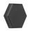 Billiard Chalk Case Magnetic Hexagonal Aluminum Single Section Pool Cue Chalk Box for Hexagonal Round Chalk Black 12