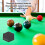 Billiard Chalk Case Magnetic Hexagonal Aluminum Single Section Pool Cue Chalk Box for Hexagonal Round Chalk Black 11