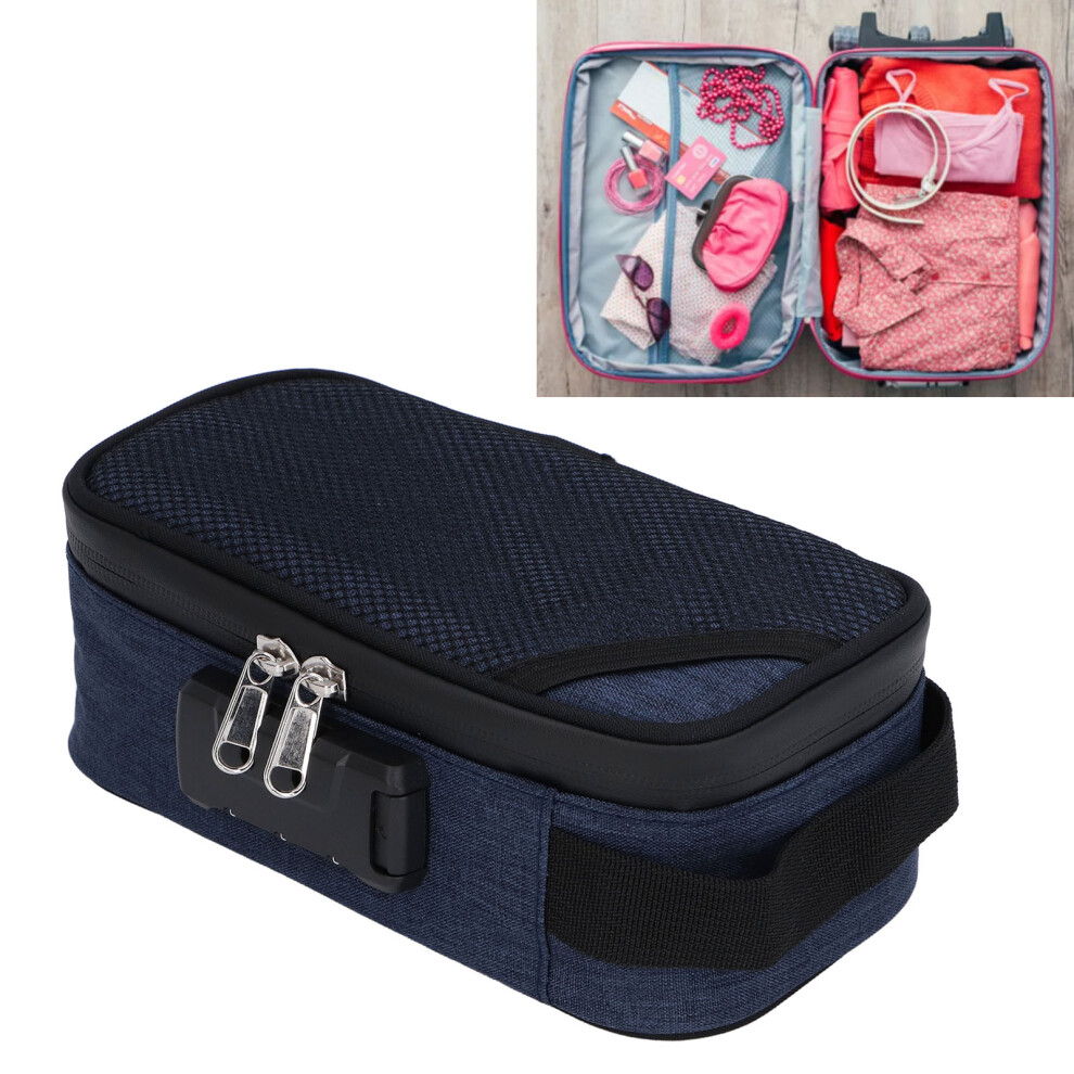 Smell Proof Bag with Lock Portable Activated Carbon Odor Proof Case Container for Travel Dark Blue-image-OPC-PHQ8VZN-NEW