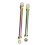 Windscreen Wiper Motor Linkage Push Rod Arms Set Solid Construction Replacement for Kangoo 2008 to 2019 9