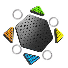 Triggle Brettspiel 16x16cm Dreieck 14x14cm