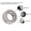Fingertipp-Angst-Ring, Edelstahl 3,3x1,4 cm 4