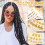 80 Stück Kristall-Rhinestone-Legierungs-Dreadlock-Set 5