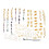 80 Stück Kristall-Rhinestone-Legierungs-Dreadlock-Set 3