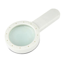 30x Handheld Reading Magnifying Glass with Lamp Flexible High-definition Magnifier for Elderly Use