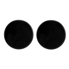 1 Paar Übungs-Slider, 17,8 cm, Schwarzboden