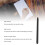 Schwarzer ABS-Stylus-Stift für Tab S9/Plus/Ultra 5 Spitzen 7