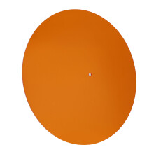 Acryl-Plattenteller-Matte 300 mm Durchmesser 3 mm Orange 12-Zoll-LP