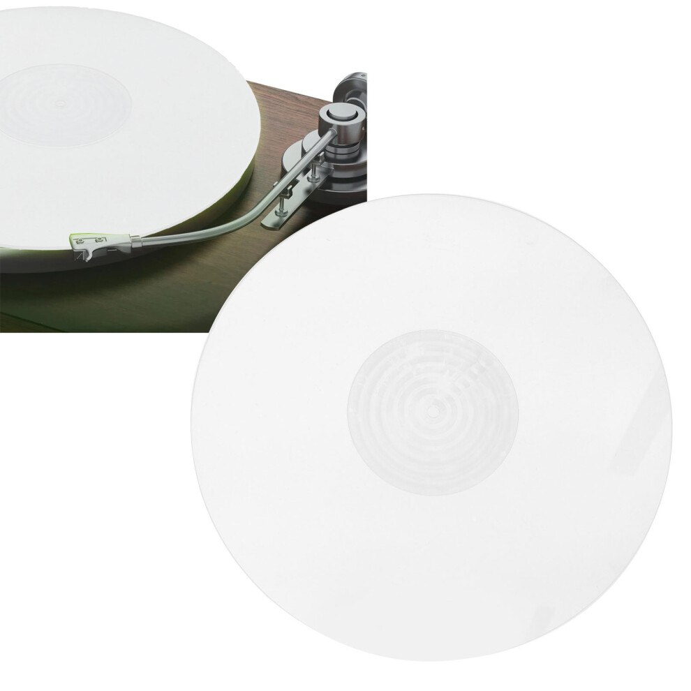 Record Turntable Pad Anti Static Acrylic Improve Sound Quality Professional Turntable Slipmat For Lp 12 Inch Record Clear 7621313501935
