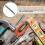 Small Portable EDC Keyrings Pry Bar Durable Multitool Keychain Prybar for Camping 2