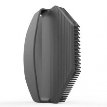 (Grey) Exfoliating Body Scrub Brush Soft Portable Hair Scalp Massage Brush for Bathroom