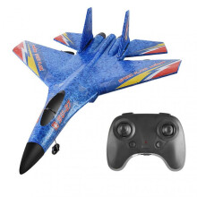 (Blue) Children's Remote Control Glider Toy Fall-Resistant Durable Puzzle Toys Gift for Children's Day