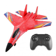 (Red) Children's Remote Control Glider Toy Fall-Resistant Durable Puzzle Toys Gift for Children's Day