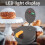 Mini Donut Maker Machine for Breakfast Snacks Desserts 1400W Double Sided Heating Makes 8 Doughnuts Donut Maker US Plug 110V 6