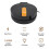 Mini Donut Maker Machine for Breakfast Snacks Desserts 1400W Double Sided Heating Makes 8 Doughnuts Donut Maker US Plug 110V 3