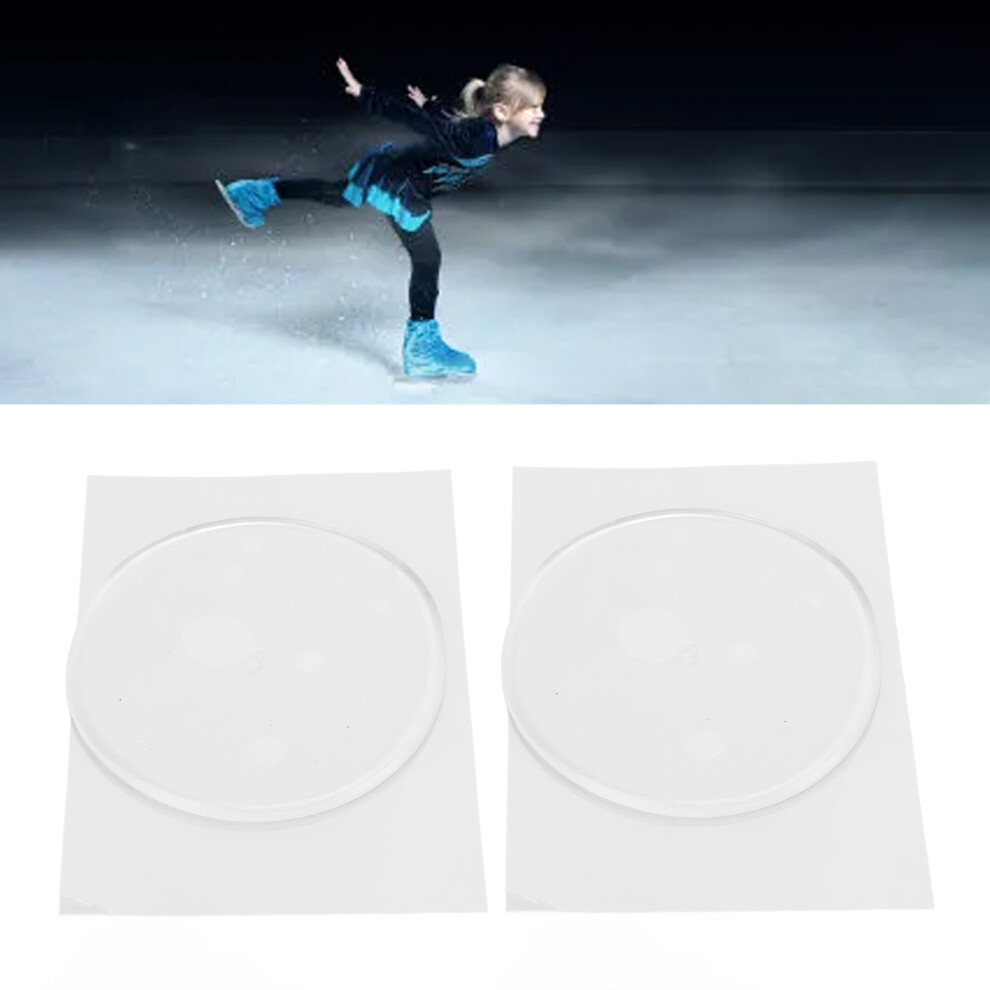 2pcs Ankle Gel Pad Cushioning Protector Stress Relief Lightweight Multifunctional Ankle Gel Discs for Ice Skating Skiing