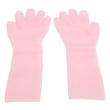 Silikonfeuchtigkeitsspendende Handschuhe Verlängerte Rosa Waschbar