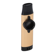 Elektrischer Metal Kazoo mit Pickup, Gold, 10,7x2,7x1,3cm