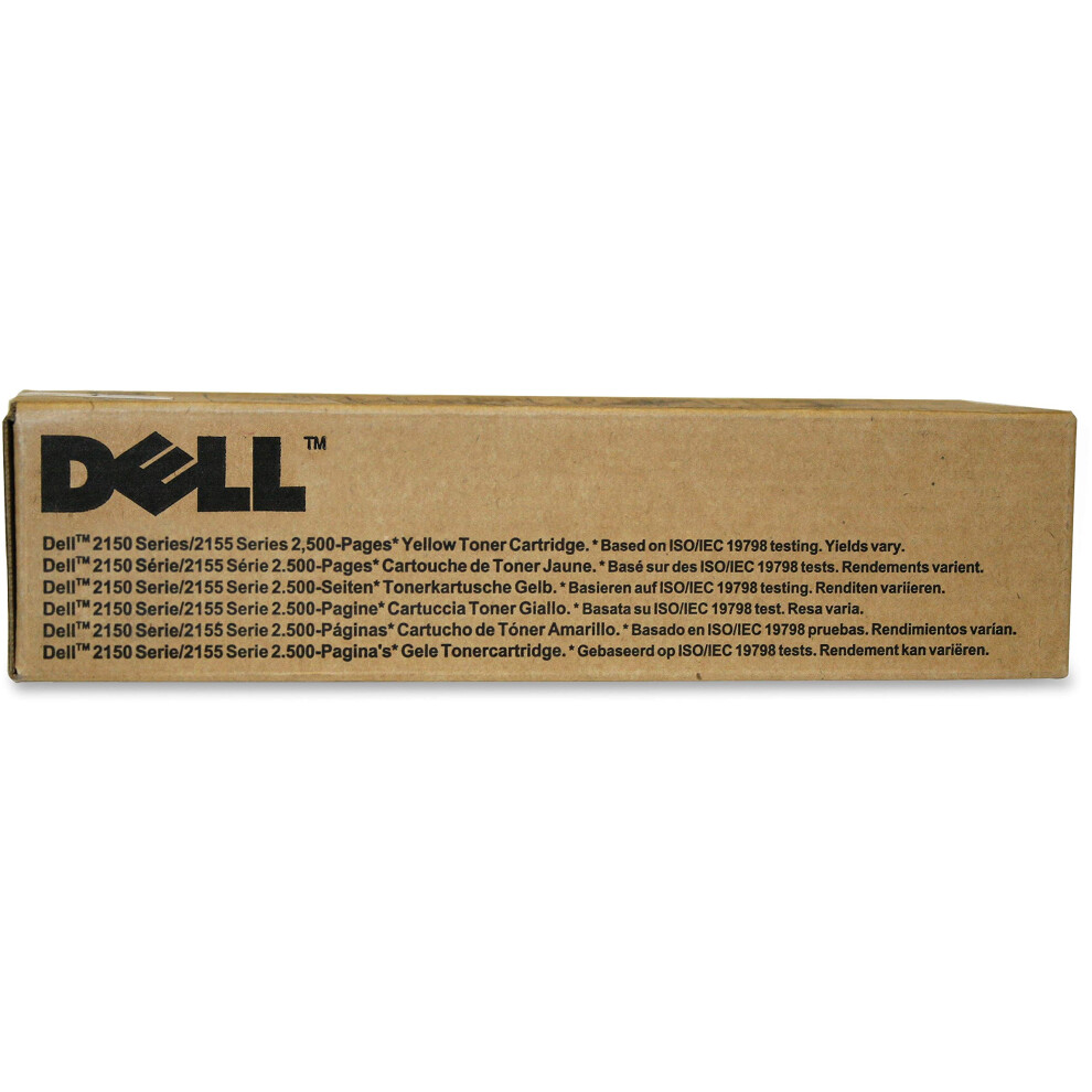 Photos - Ink & Toner Cartridge Dell NPDXG 2150 2155 Toner Cartridge  in Retail Packaging Yellow Npdxg (Yellow)