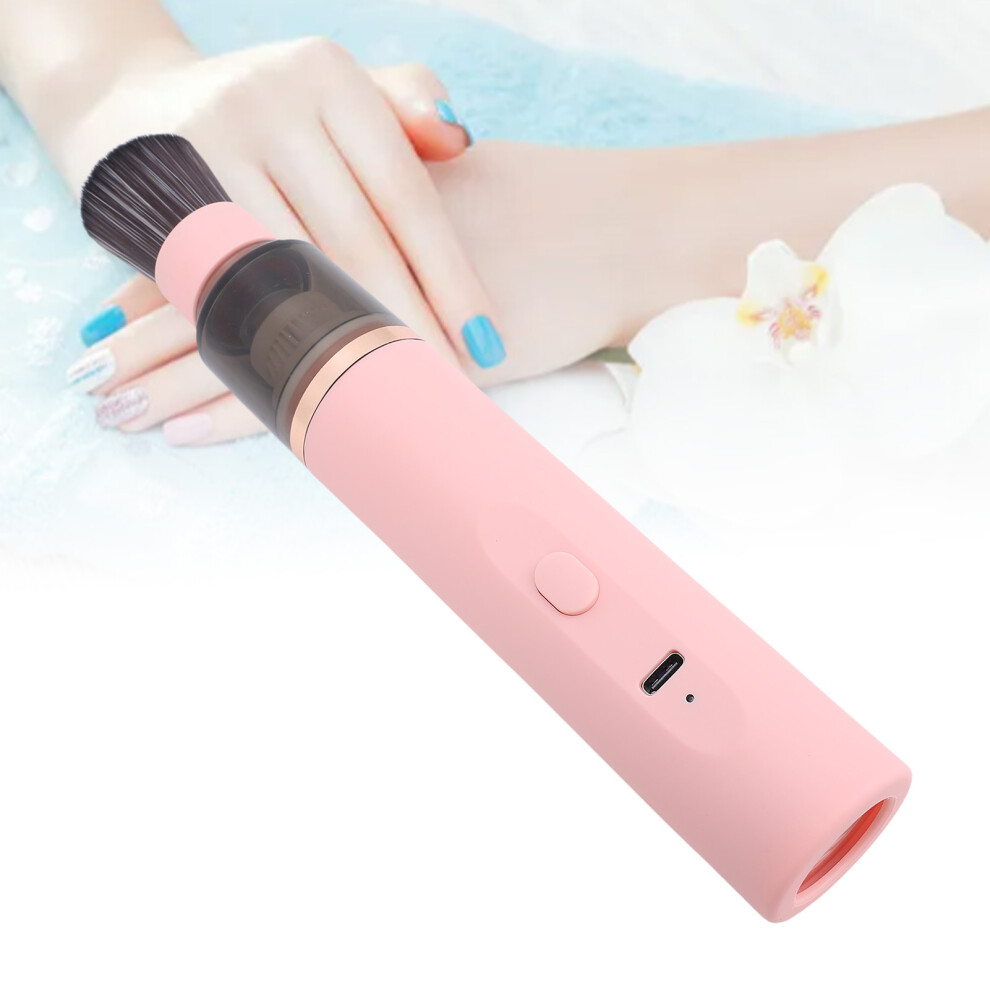 Nail Dust Collector Pen Portable Powerful Mini Nail Dust Collector Portable Vacuum Cleaner Pen with Brush Crevice Cleaner Head