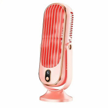 (Electric,Pink)Summer Portable Wireless Desktop Fan Low Noise Electric Airs Cooling Fan for Office Dormitory