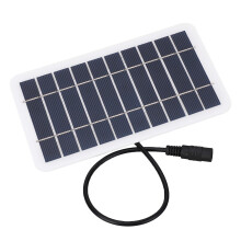 DC5521 2W 5V kleines schwarzes tragbares Solarmodul