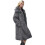 (XL,grey)Women's Long Lapel Faux Fur Coat 4