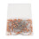 100 Stück perlmuttfarbene Kugelkopfstifte, 6,5 cm, orange 1