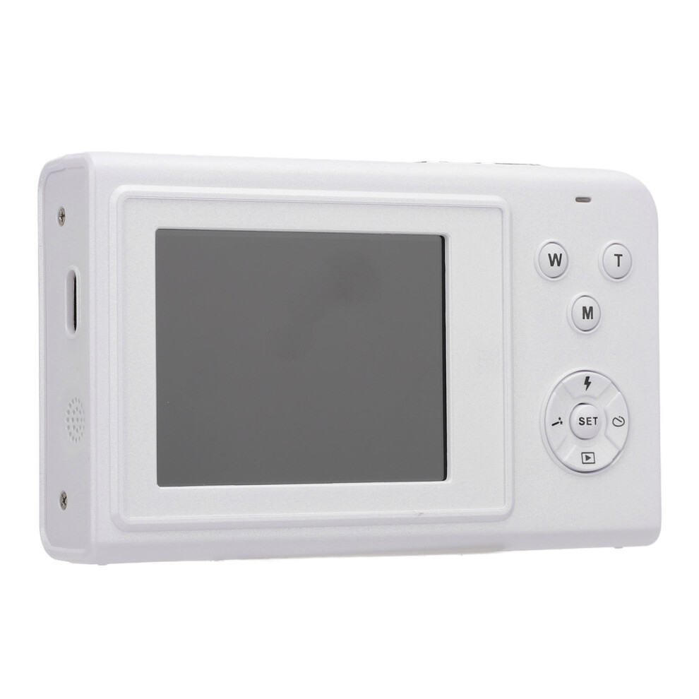 Digital Camera 56Mp 4K Autofocus 16X Digital Zoom Prevent Shaking 2.4 Inch Screen Portable Vlogging Camera With Fill Light/White 5011313511263