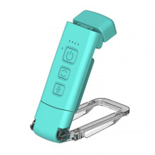 (Blue) 9LED Mini Reading Clip Light Wear Resistant Bedside Lamp Gifts for Books Lovers