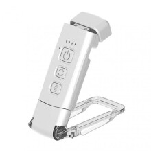 (White)9LED Mini Reading Clip Light Wear Resistant Bedside Lamp Gifts for Books Lovers