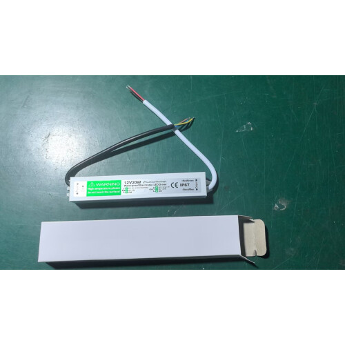 IP67-24V-36W LED-Treiber 20,0  3,0  2,0 cm Silber 1