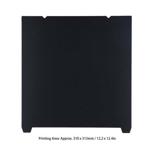 K1 MAXIMUM 310x315mm PEI/CF doppelseitige Platte 300 1
