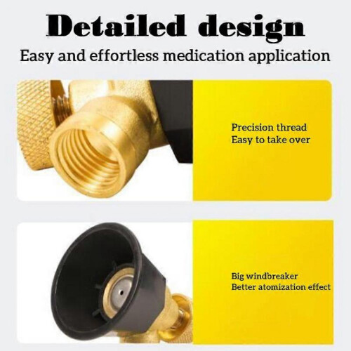 Female Thread Irrigation Fine Mist Nozzle Adjustables Atomization Spray Head for Gardens 2