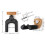 Gitarren-Wandhalter aus Buche mit Hygrometer 2