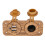 12/24V ABS wasserdichtes Zigarettenanzünder-USB-Panel 1A+2,1A 3