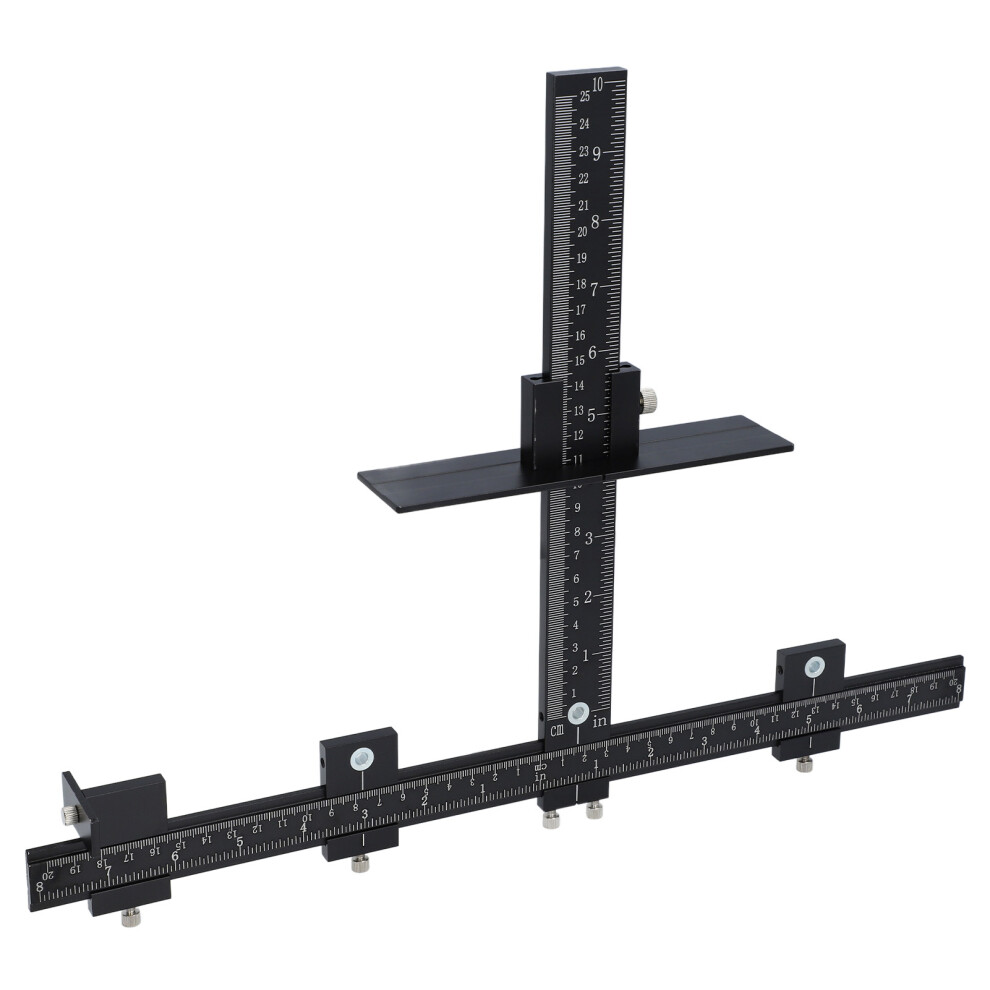 Cabinet Hardware Handle Jig Aluminum Alloy Door Template Tool Woodworking Drilling Hole Doweling Guide Punch Locator 4681313517032