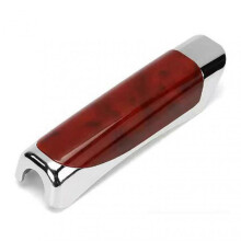 (Mahogany) Adhesive Car Handbrake Sleeve Handbrake Plastic Decorative Cover for Home Cars
