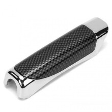 (Carbon Fiber Pattern) Adhesive Car Handbrake Sleeve Handbrake Plastic Decorative Cover for Home Cars