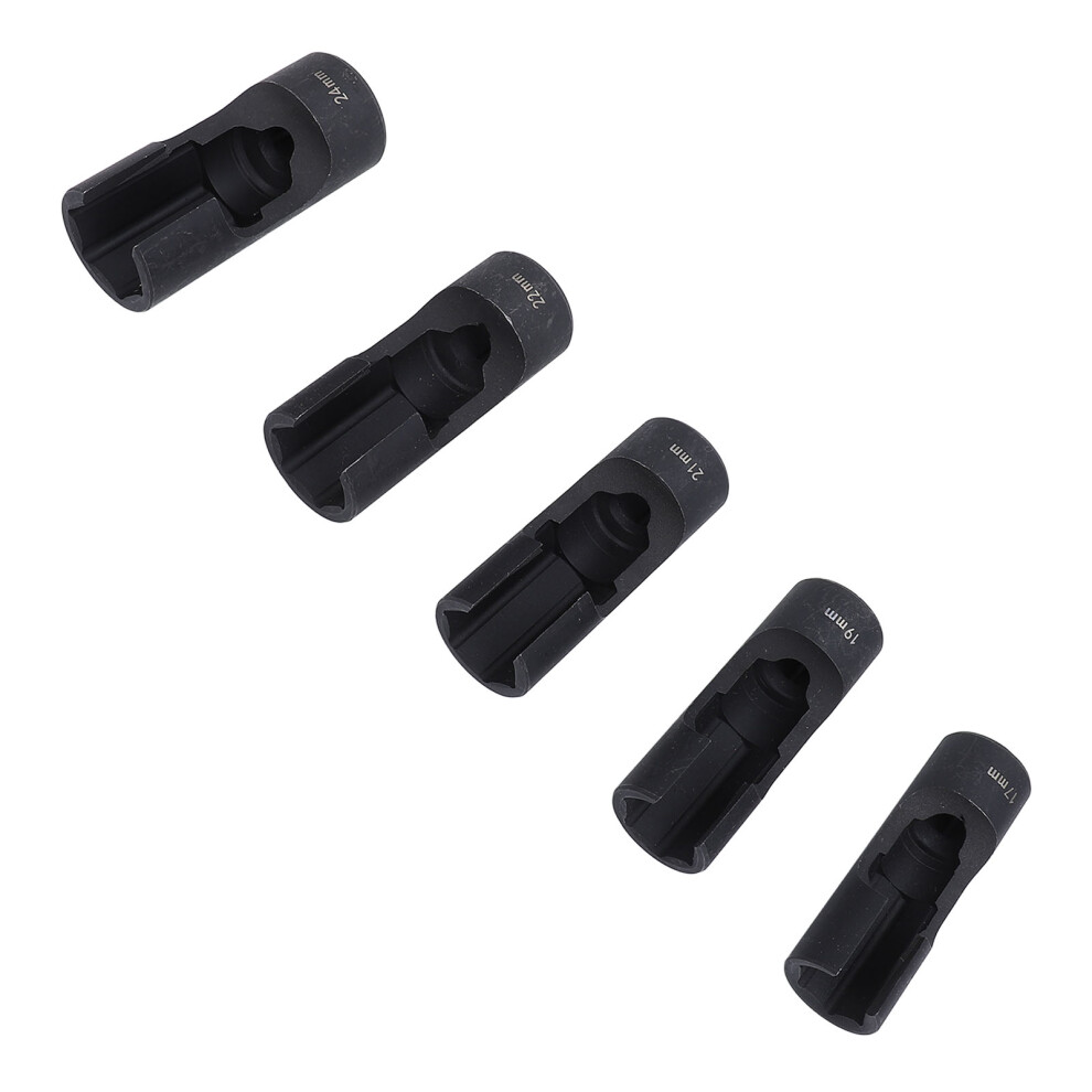 5Pcs Suspension Strut Socket Tool Crv Steel 1/2In Drive Strut Nut Socket Set For Removing And Replacing 17Mmâ24Mm 9391313519060